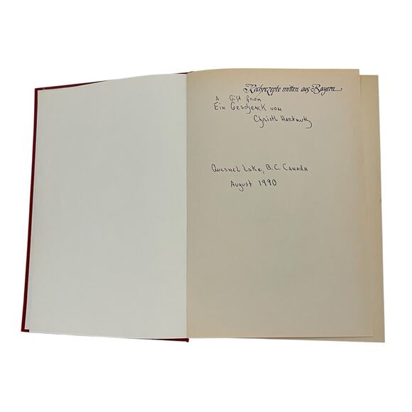 Cookbook Germany Kochrezepte mitten aus Bayern Recipes Meal German Language 1989 - Picture 6 of 15